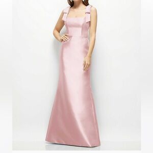 Dessy Pink Bridesmaid Dress